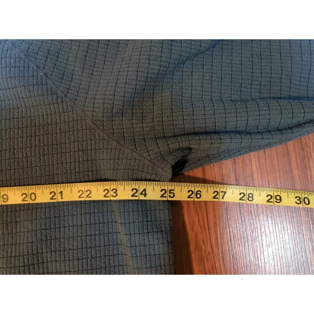 Mountain Hardwear Pullover Mens XL Blue Grid Fleece 1/2 Zip Hiking Layer Travel - Picture 7 of 9